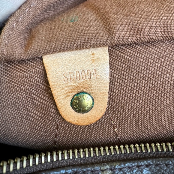 Louis Vuitton Speedy 30 Bag Brown LV Monogram Top Handle Classic Old Money - Picture 14 of 15